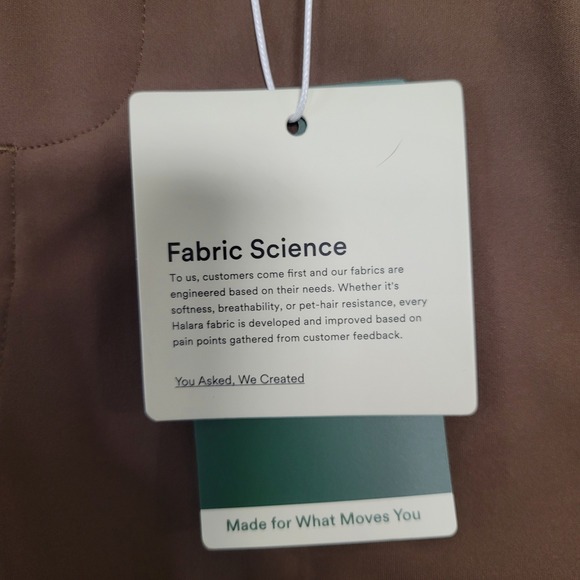 Halara Womens Size Large Tall High Waisted Flare Dress Pants Brown Tall NWT - Picture 13 of 14